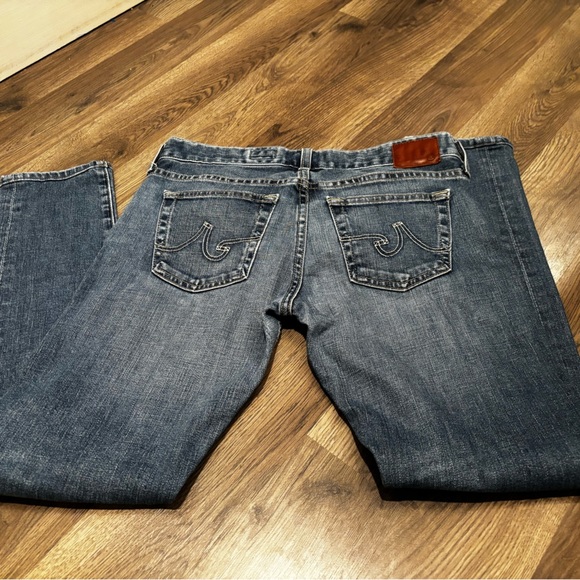 Ag Adriano Goldschmied Classic Blue Jeans basic denim size 25 relaxed skinny - Picture 7 of 12